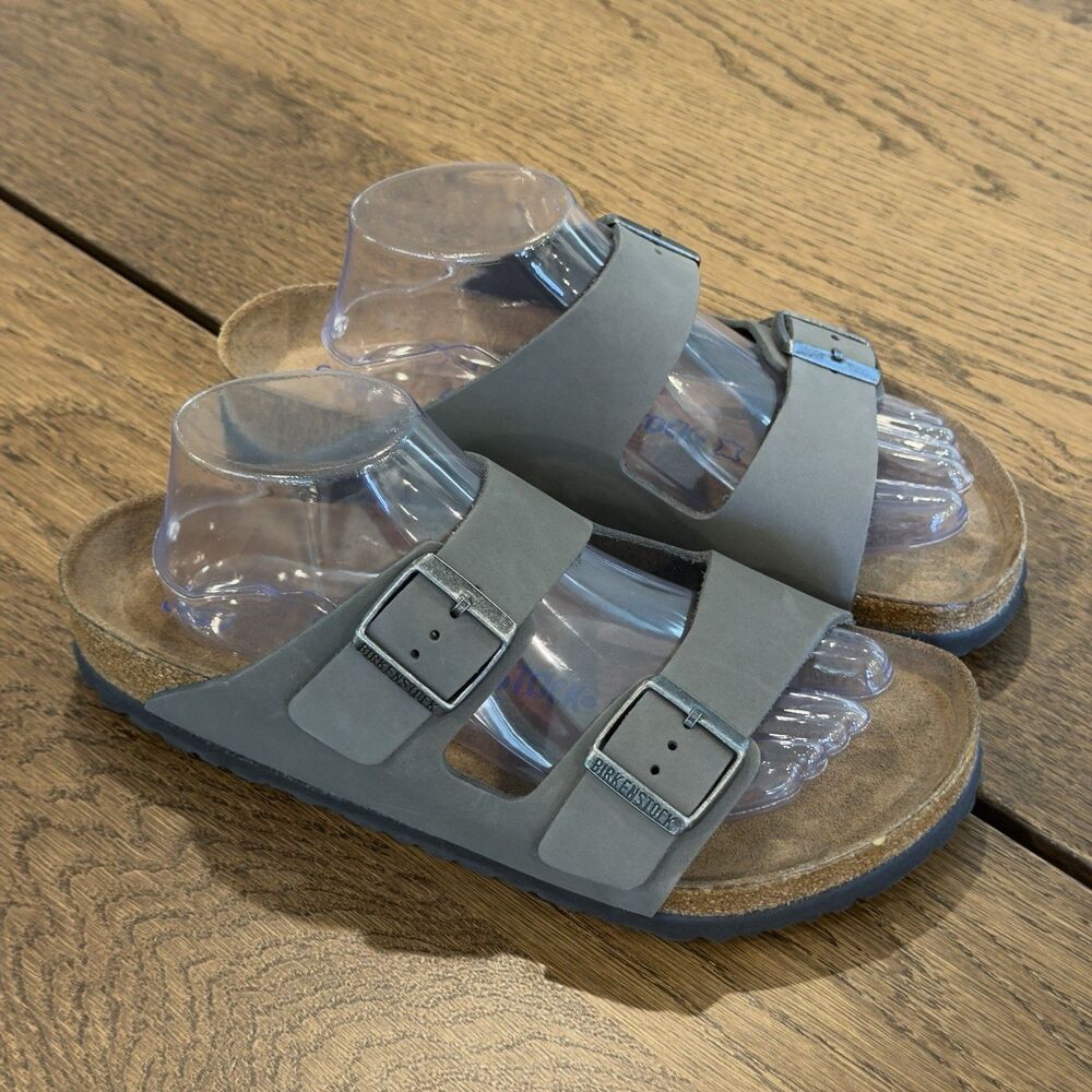 Birkenstock Arizona Birko Flor US Sz Men's 8/Women's 10 EUR 41 Basalt Gray